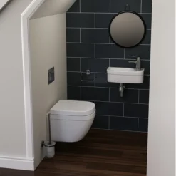 Grohe Euro 370mm 1TH Compact Right Hand Wall Hung Basin