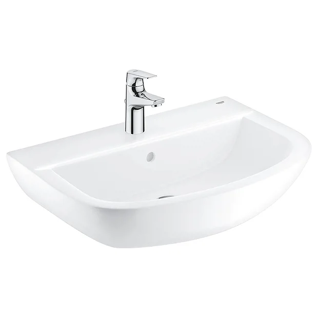 Grohe Bau Ceramic 600mm Complete Basin Package (Tap + Waste Included) - Image 3