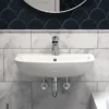 Grohe Bau Ceramic 600mm Complete Basin Package (Tap + Waste Included)