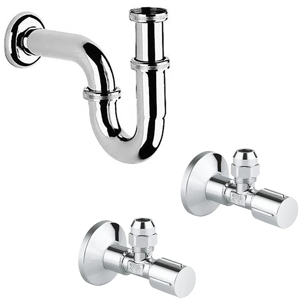 Grohe Bau Ceramic 600mm Complete Basin Package (Tap + Waste Included) - Image 5