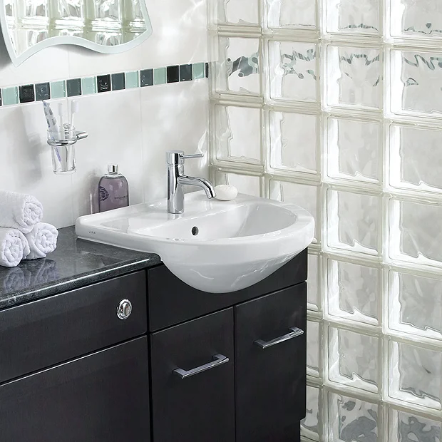 VitrA - S50 Round Semi-Recessed Basin - 1 Tap Hole - Image 2