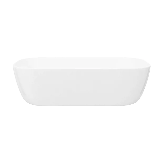 Arezzo Stone Resin Floating Basin Shelf Inc. Curved Rectangular Basin - 600mm Wide - Image 5