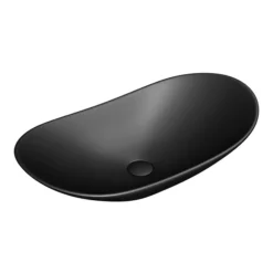Arezzo Oval Counter Top Basin (620mm Wide - Matt Black)