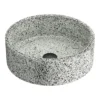 Arezzo Speckled Stone Effect Round Counter Top Basin - 410mm Diameter
