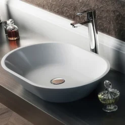 Clearwater - Sontuoso Bacino 600 Natural Stone Countertop Basin - W590 X D390mm