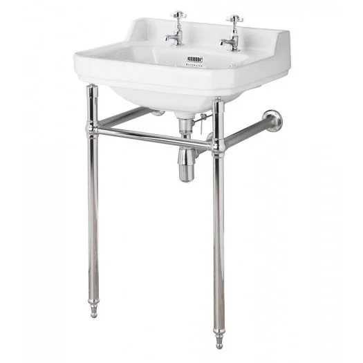 Bayswater Fitzroy 2TH Basin & Chrome Wash Stand