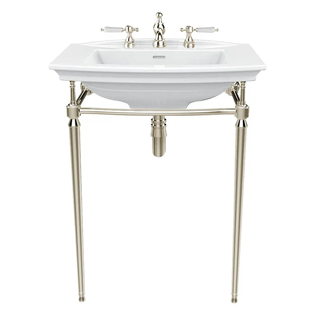 Heritage Abingdon Blenheim Basin & Washstand - Vintage Gold