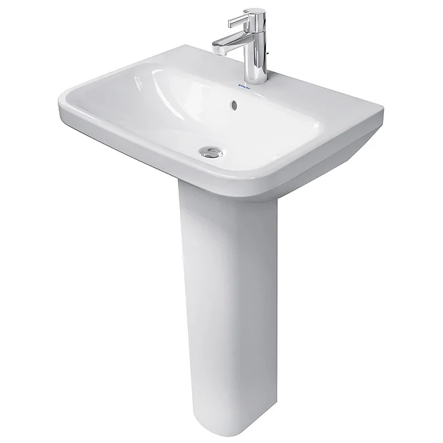 Duravit DuraStyle 1TH Basin + Full Pedestal - Image 2