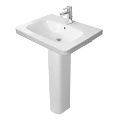 Duravit DuraStyle 650mm Washbasin + Full Pedestal