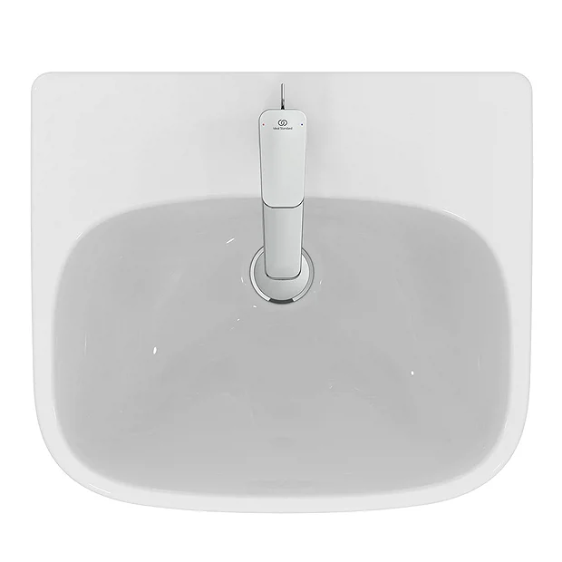 Ideal Standard I.Life A 500mm 1TH Semi-Recessed Basin - Image 3
