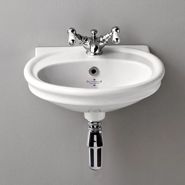 Silverdale Hillingdon Cloakroom Basin (450mm Wide - 1 Tap Hole)