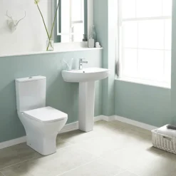 Nuie Ava 545mm 1TH Basin & Pedestal
