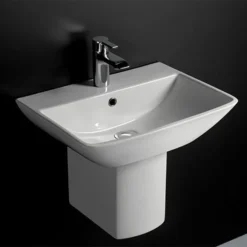 RAK Summit 50cm Basin 1TH With Half Pedestal