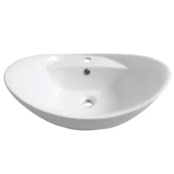Faro Oval Counter Top Basin 1TH - 590 X 395mm